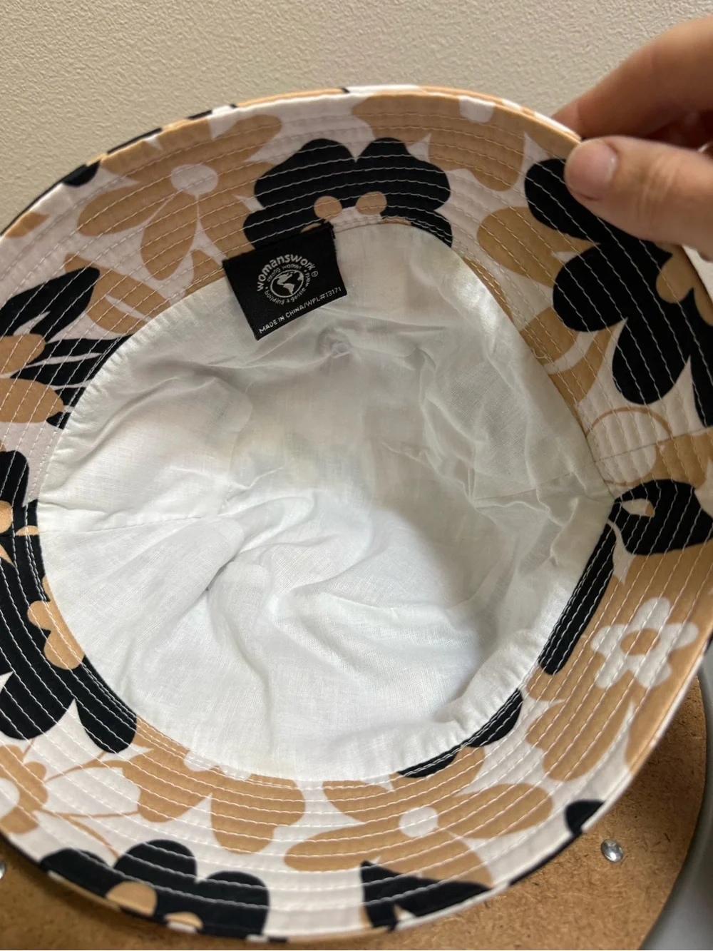 womanswork floral bucket